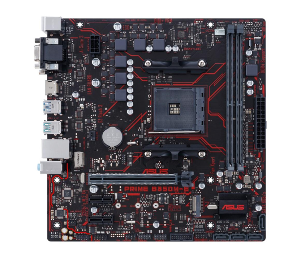 ASUS PRIME B350M-E (PCI-E DDR4 USB 3.1/M.2) - 377745 - zdjęcie 2
